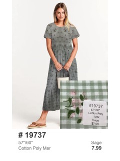 19737 Cotton Poly Mar Sage