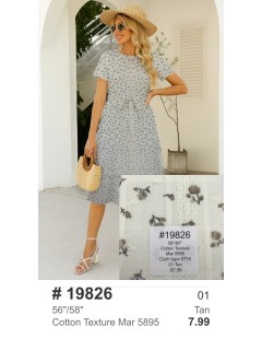 19826 Cotton Texture Mar 5895 Tan