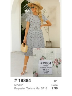 19884 Polyester Texture Mar 5716 Rose