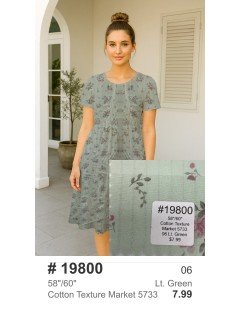 19800 Cotton Texture Market 5733 Lt. Green
