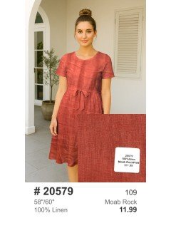 20579 100% Linen Moab Rock 20579 100% Linen Moab Rock