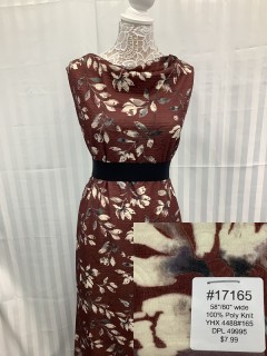 17165 YHX-488#165 Dark Red Tan