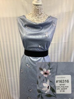 16316 Poly Knit Slate Grey