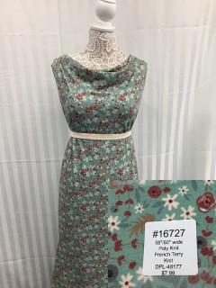 16727 French Terry Knit Green