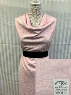 14952 Window Frost Knit Simple Pink