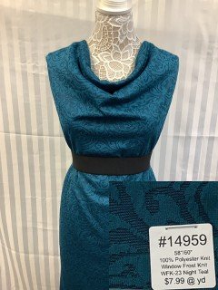 14959 Window Frost Knit Night Teal