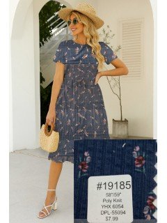 19185 Poly Knit Navy Blue