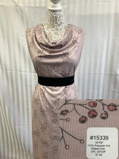 15339 Ribbed Knit Pink