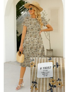 19057 Linen Rayon blend Pattern
