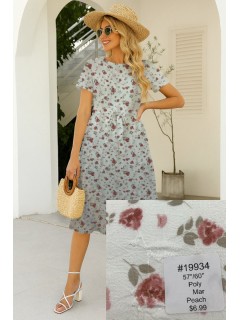 19934 Poly Mat Floral Print
