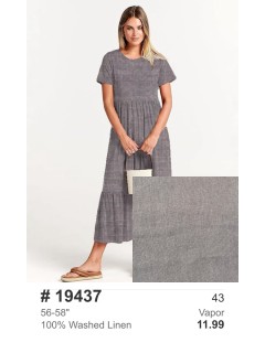 19437 100% Washed Linen Vapor 19437 100% Washed Linen Vapor