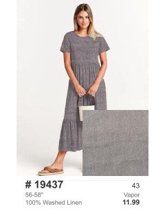 19437 100% Washed Linen Vapor 19437 100% Washed Linen Vapor