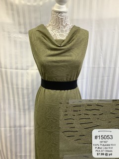 15053 Puffed Line Knit Chives