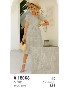 18068 100% Washed Linen Candlelight 18068 100% Washed Linen Candlelight