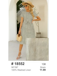 18552 100% Washed Linen Strain 18552 100% Washed Linen Strain