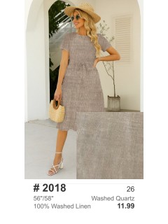 20218 100% Washed Linen Quartz 20218 100% Washed Linen Quartz