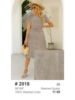 20218 100% Washed Linen Quartz 20218 100% Washed Linen Quartz