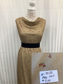 17033 Poly Knit Brown