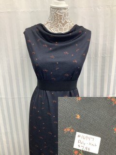 17035 Poly Knit Black