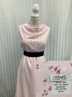 17545 Poly Woven Market Peach