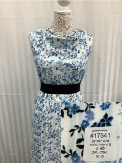 17541 Poly Knit G-153 Blue