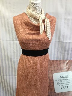 14468 Fall Glitter Sweater Knit Embossed