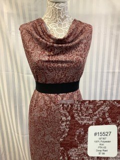 15527 Princess Tapestry Knit Deep Rust