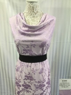14089 Jacquard Vintage Clipped Rose Knit