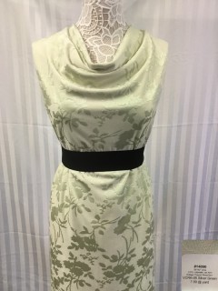 14090 Jacquard Vintage Clipped Rose Knit