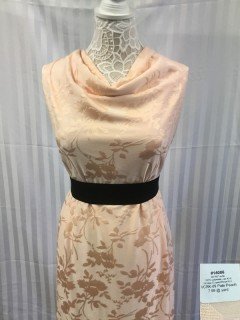 14086 Jacquard Vintage Clipped Rose Knit