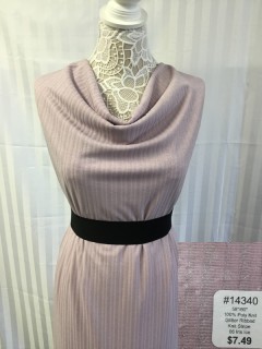 14340 Glitter Ribbed Knit Stripe