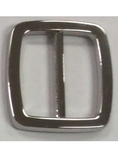 Buckle 1 in. Shiny Silver