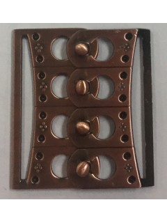 Buckle 193 2" Copper Metal Clasp