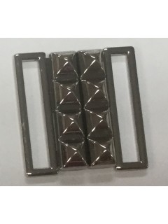 Buckle 203 1.5" Silver Metal Clasp