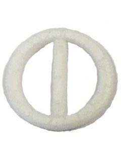 Round White 3/4 inch