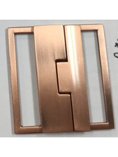 Buckle 222 2.5" Copper Metal Clasp