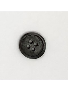 1522 Plastic Button Black