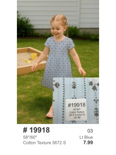 19918 Cotton Texture 5672 Lt Blue