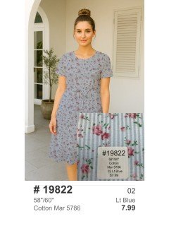 19822 Cotton Mar 5762 Lt Blue 19822 Cotton Mar 5762 Lt Blue