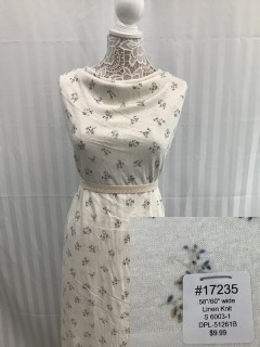 17235 Linen Knit S 6003-1 Ivory