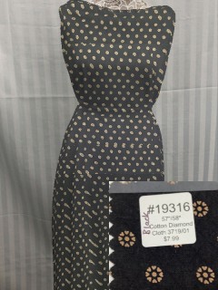 19316 Cotton Diamond Cloth Coral Dust