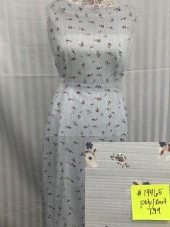 19465 Poly Knit Floral Print