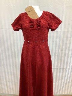 Red Girls Dress size 6