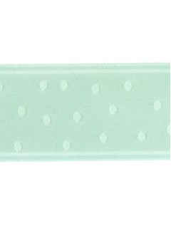 Ribbon 1.5" Dot Jacquard Blue Green