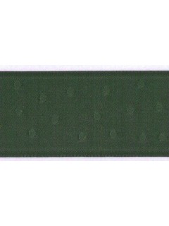 Ribbon 1.5" Dot Jacquard Hunter