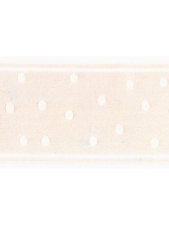 Ribbon 1.5" Dot Jacquard Pink