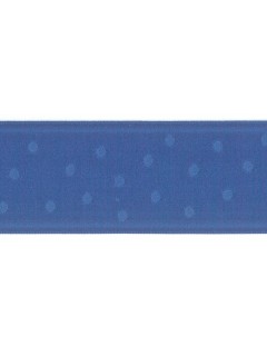 Ribbon 1.5" Dot Jacquard Royal