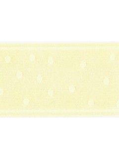 Ribbon 1.5" Dot Jacquard Yellow