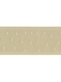 Ribbon 1.5" Dot Jacquard Smoke