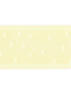 Ribbon 1.5" Dot Jacquard Yellow